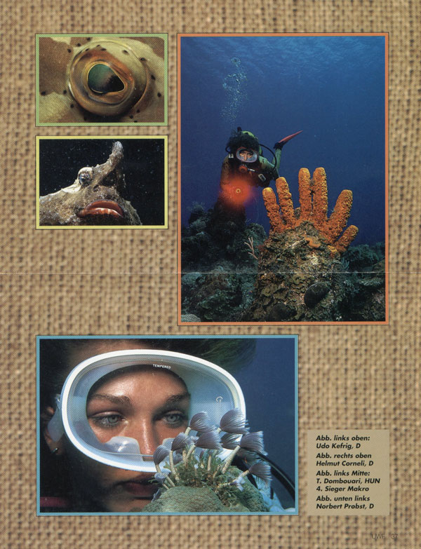 UNTERWASSER - MAGAZINE TEARSHEET -  Cuba ~ id# aquawoman NP001