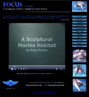  FOCUS on the ocean ~ A sculptural Marine Habitat by Ross Power ~ visit the website: www.RossPower.com